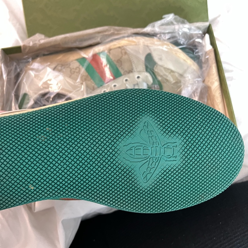 Gucci Womens Screener Leather Sneaker - Picture 11 of 11